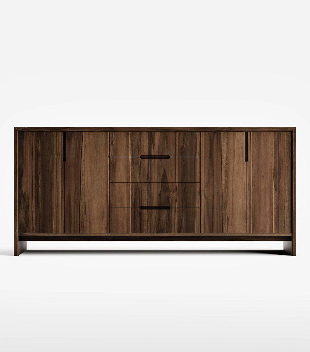 Maderas Solid Teak Credenza, 3 Drawers