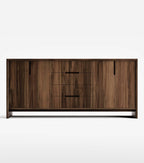 Maderas Solid Teak Credenza, 3 Drawers