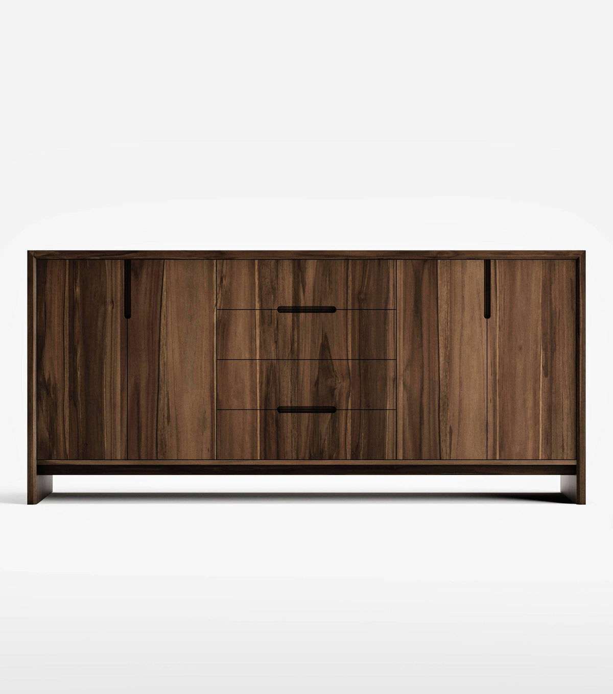Maderas Solid Teak Credenza, 3 Drawers