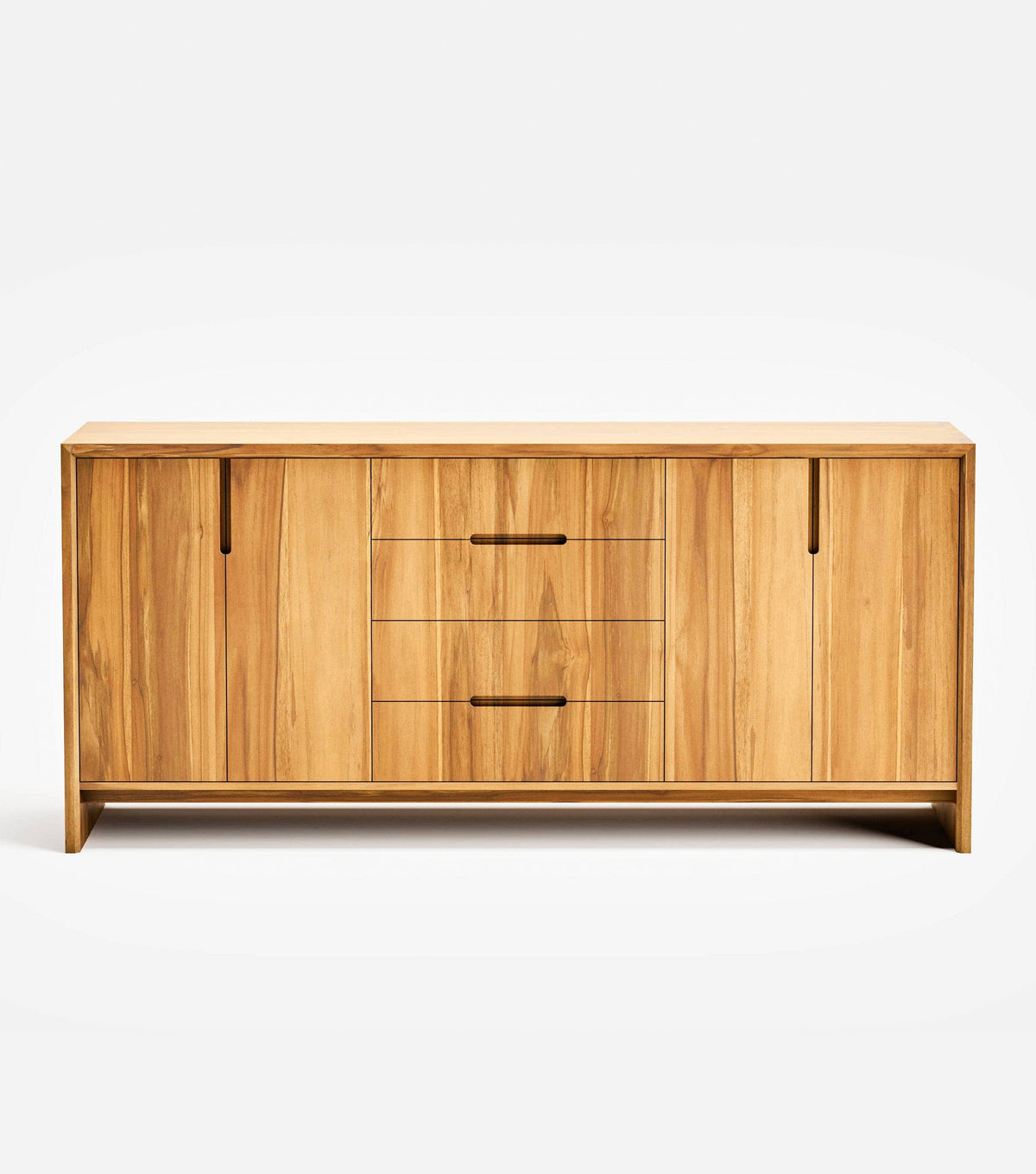Maderas Solid Teak Credenza, 3 Drawers