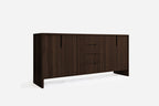 Maderas Solid Teak Credenza, 3 Drawers