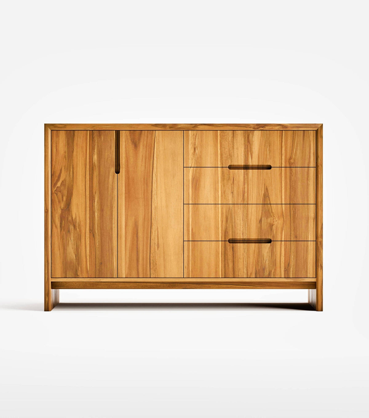 Maderas Solid Teak 2-Door 4-Drawer Cabinet