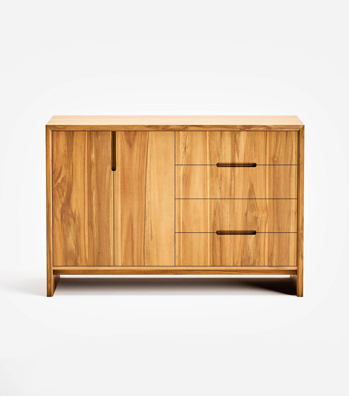 Maderas Solid Teak 2-Door 4-Drawer Cabinet