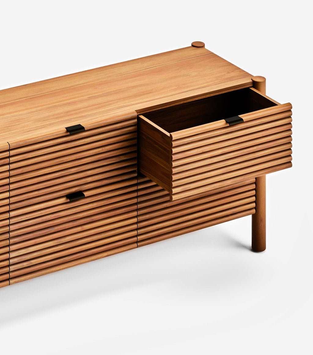 Catalina FSC Teak 6-Drawer Dresser