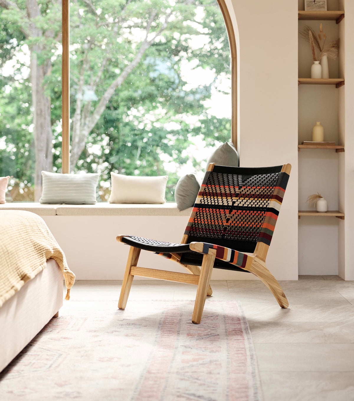 Handwoven Lounge Chair, San Geronimo