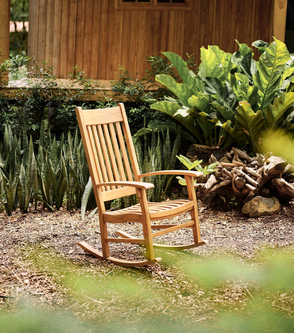 Zelaya FSC Teak Outdoor Rocking Chair
