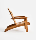 Classic Adirondack Teak Outdoor Lounge Chair