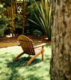 Classic Adirondack Teak Outdoor Lounge Chair