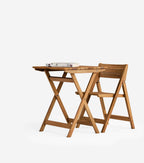 Outdoor Folding FSC Teak Bistro Table