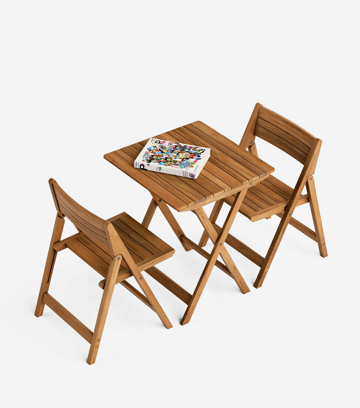 Outdoor Folding FSC Teak Bistro Table