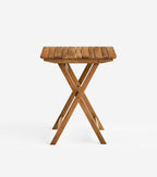 Outdoor Folding FSC Teak Bistro Table