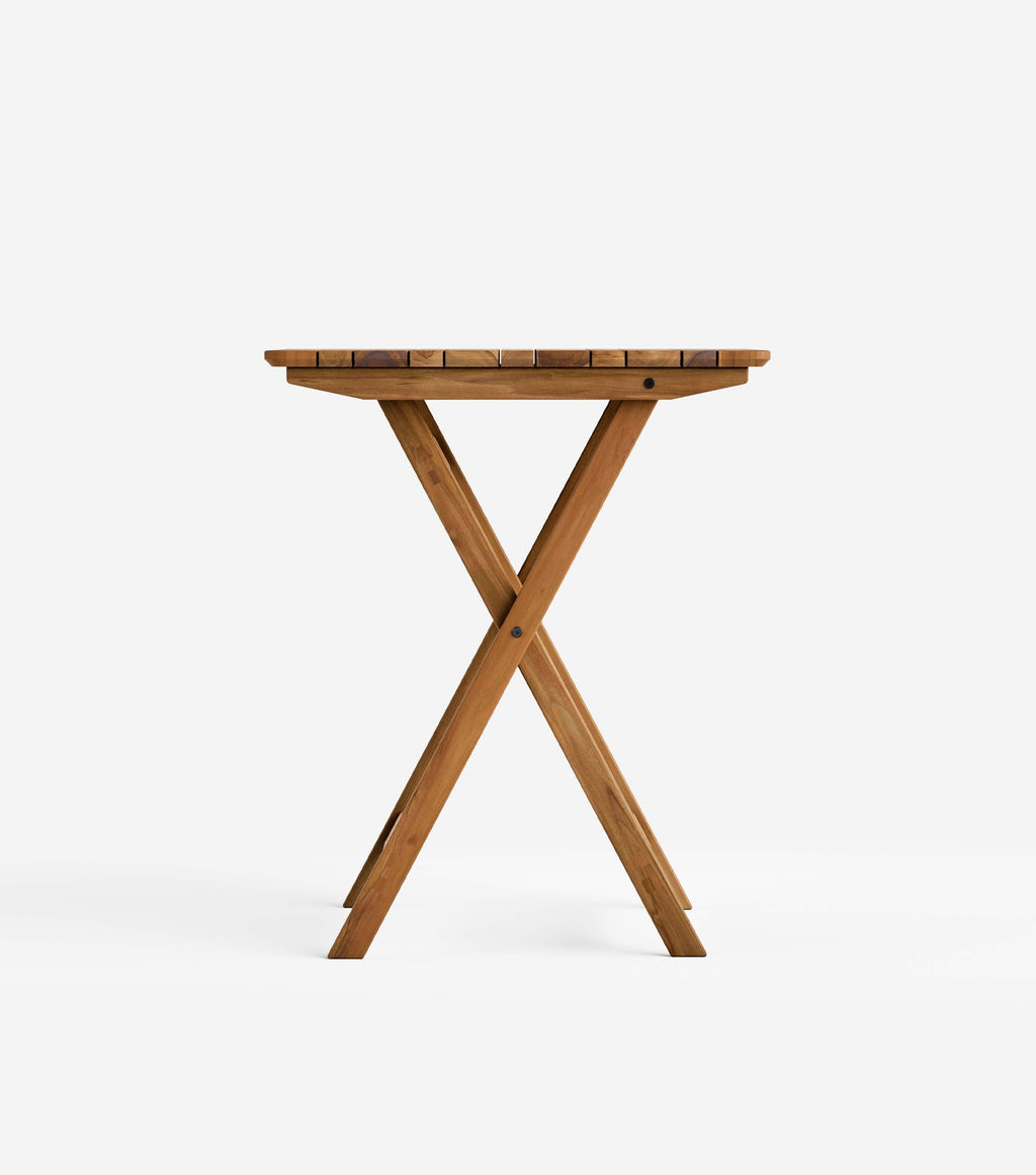 Outdoor Folding FSC Teak Bistro Table
