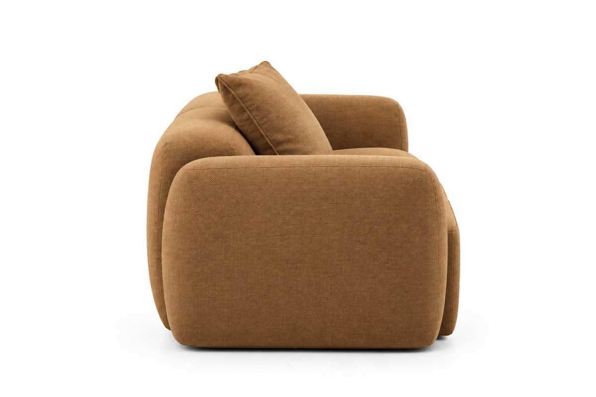 Torquay Modular Chaise Sofa, 2-Section Brown