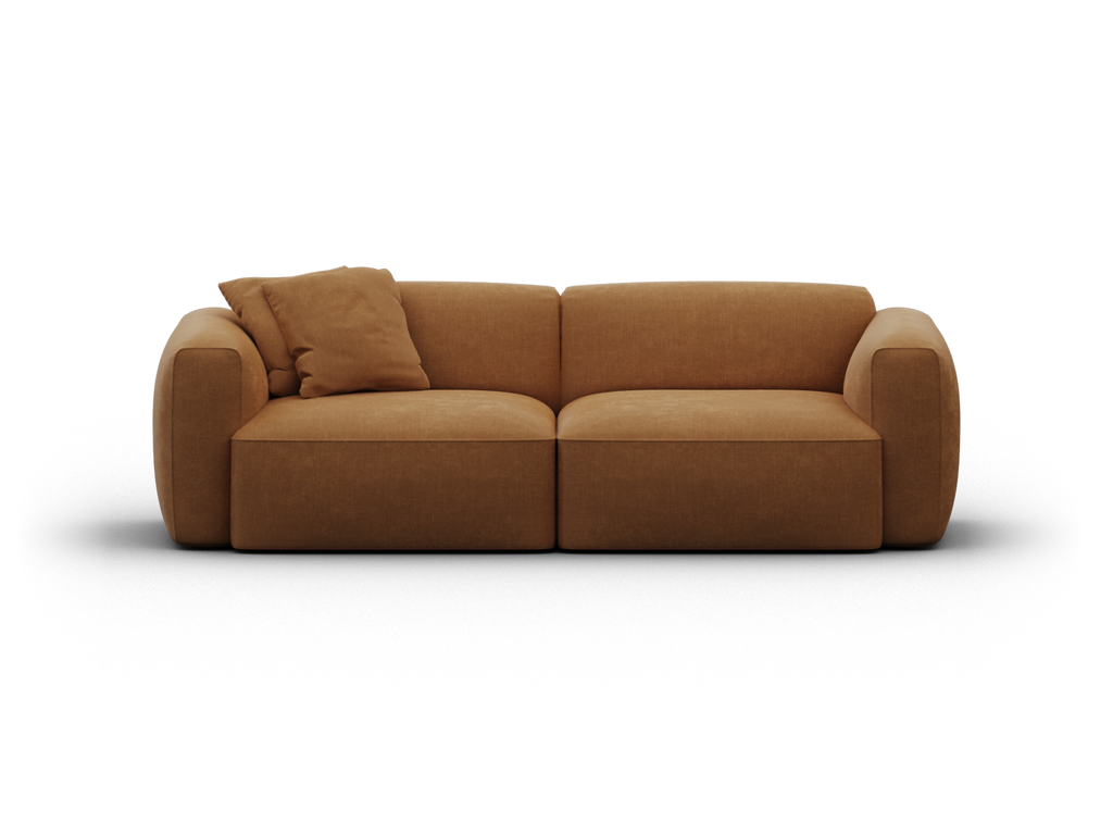 Torquay Modular Chaise Sofa, 2-Section Brown