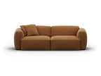 Torquay Modular Chaise Sofa, 2-Section Brown